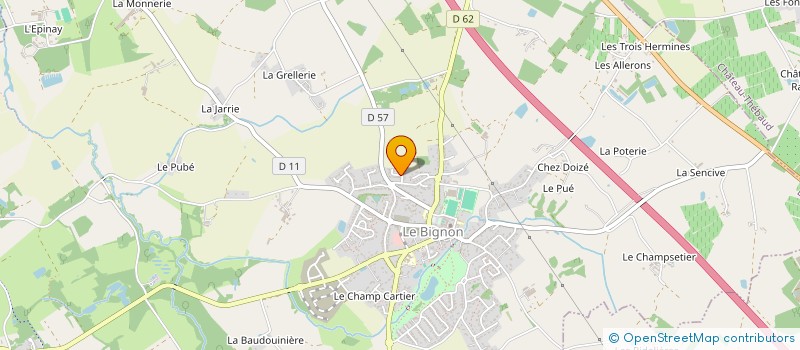 localisation de l'entreprise TERRE HAPPY  LE BIGNON