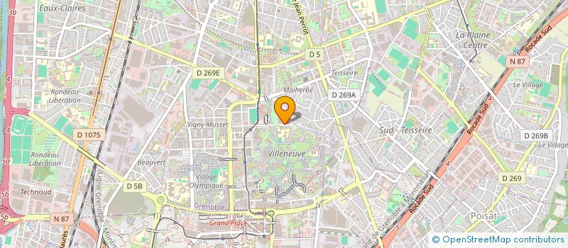 localisation de l'entreprise TERRE HARMONIE  GRENOBLE