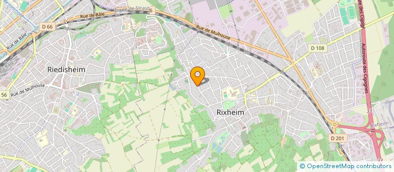 localisation de l'entreprise TERRE HUMAINE à RIXHEIM