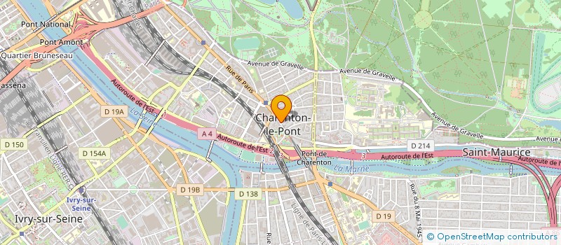 localisation de l'entreprise TERRE INCONNUE à CHARENTON-LE-PONT