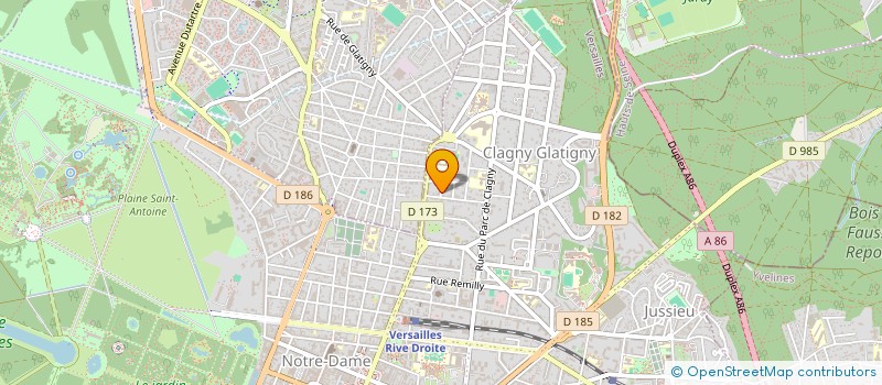 localisation de l'entreprise TERRE INFLUENCE à VERSAILLES