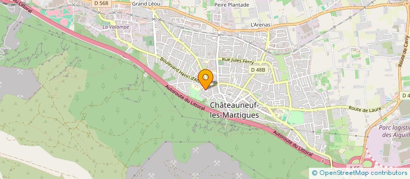 localisation de l'entreprise TERRE LES OLIVIERS  CHATEAUNEUF-LES-MARTIGUES