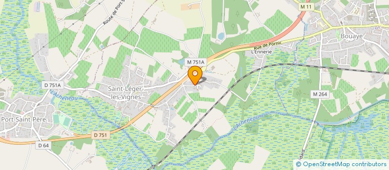 localisation de l'entreprise TERRE LOINTAINE à SAINT-LEGER-LES-VIGNES