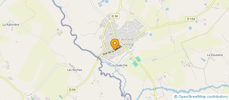 localisation de l'entreprise TERRE & MAREE à SEVREMONT