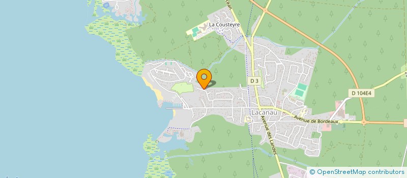 localisation de l'entreprise TERRE MEDOC ATLANTIQUE  LACANAU