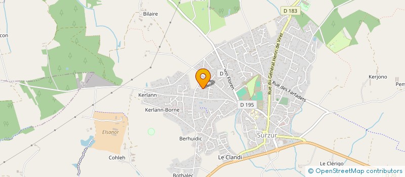 localisation de l'entreprise TERRE & MER 56  SURZUR