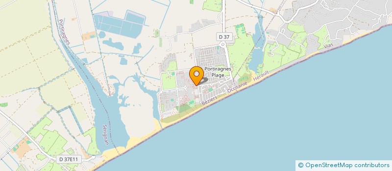 localisation de l'entreprise TERRE & MER à PORTIRAGNES