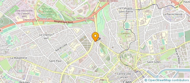 localisation de l'entreprise TERRE MERE à CAEN