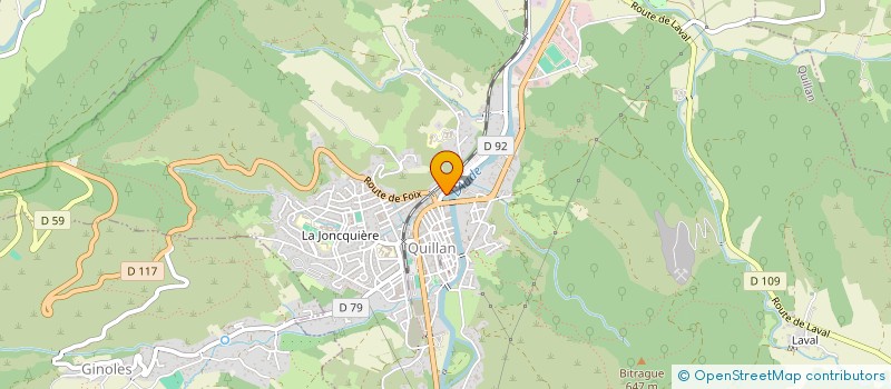 localisation de l'entreprise TERRE MERE à QUILLAN