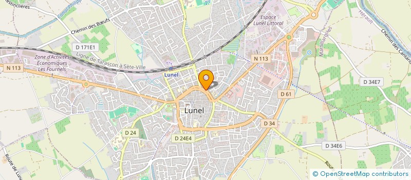 localisation de l'entreprise TERRE & MOTS à LUNEL
