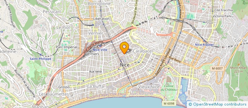 localisation de l'entreprise TERRE MUTUELLE à NICE