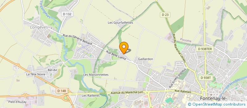 localisation de l'entreprise TERRE NEUVA  FONTENAY-LE-COMTE