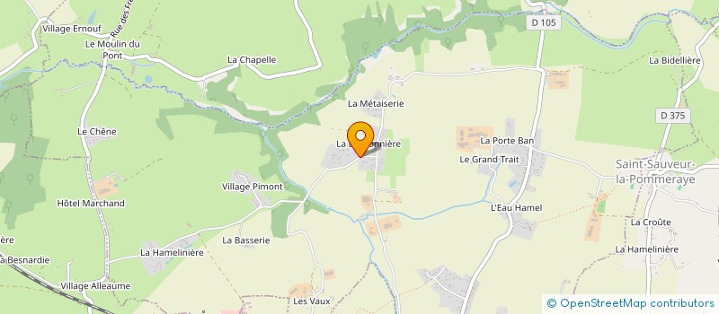 localisation de l'entreprise TERRE NEUVA  SAINT-JEAN-DES-CHAMPS