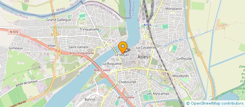 localisation de l'entreprise TERRE NEUVE à ARLES