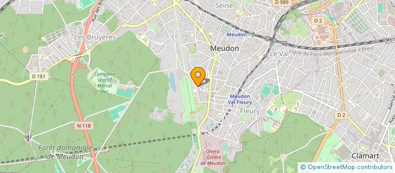 localisation de l'entreprise TERRE NEUVE à MEUDON