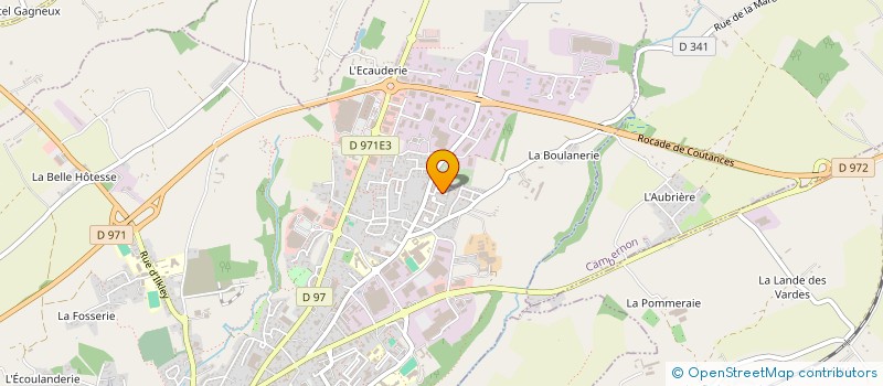 localisation de l'entreprise TERRE-NEUVE DU COTENTIN  COUTANCES