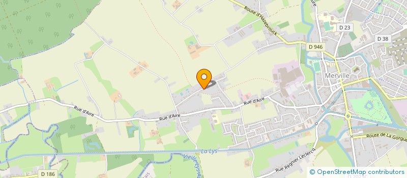 localisation de l'entreprise TERRE NEUVE NPDC ASS SECOURISTES FEDERATION FRANCAISE DE SAUVETAGE ET DE SECOURISME  MERVILLE