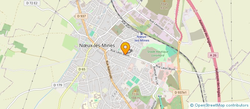 localisation de l'entreprise TERRE NOEVE à NŒUX-LES-MINES