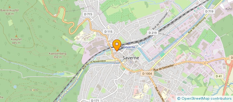 localisation de l'entreprise TERRE O VENT  SAVERNE