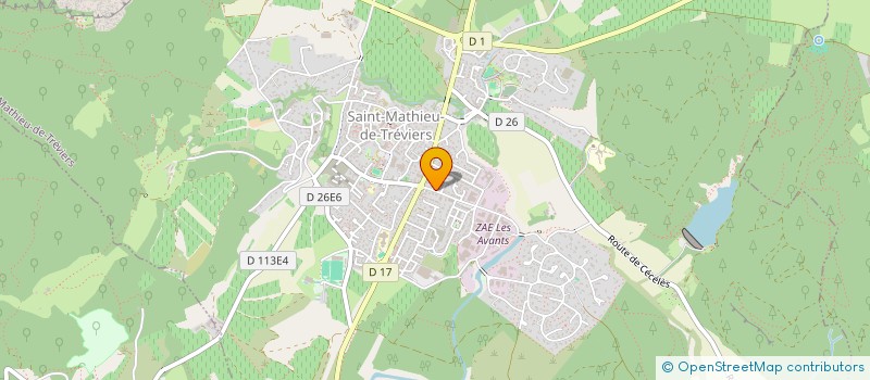 localisation de l'entreprise TERRE OLIVADE 206  SAINT-MATHIEU-DE-TREVIERS