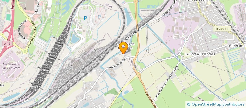 localisation de l'entreprise TERRE OPALE CONTROLE  FRETHUN