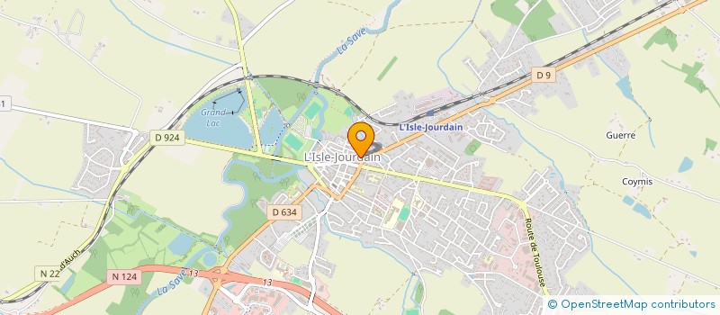 localisation de l'entreprise TERRE & PARTAGE à L'ISLE-JOURDAIN