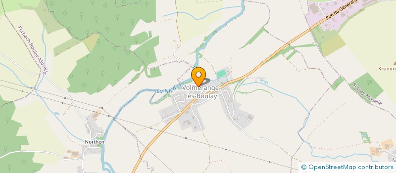 localisation de l'entreprise TERRE & PAYSAGES MOSELLE  VOLMERANGE-LES-BOULAY