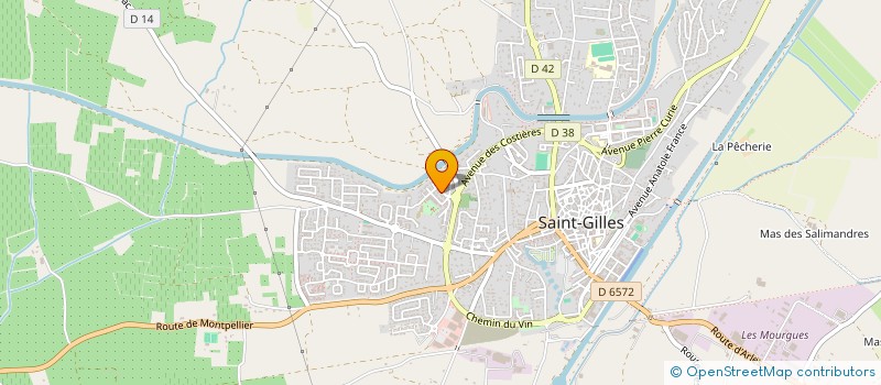 localisation de l'entreprise TERRE PURE TP  SAINT-GILLES