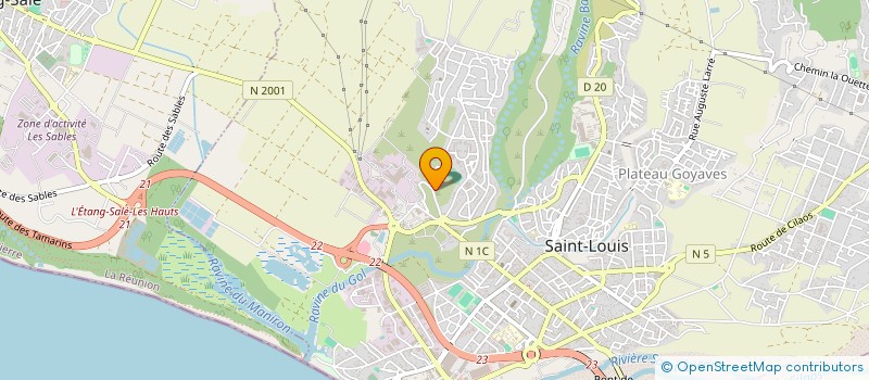 localisation de l'entreprise TERRE ROUGE ENFANCE ET MISERE à SAINT-LOUIS