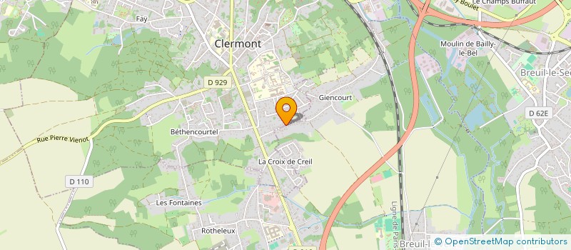 localisation de l'entreprise TERRE SANS TRANCHEE  CLERMONT