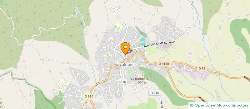 localisation de l'entreprise TERRE SOLIDAIRE à FORCALQUIER