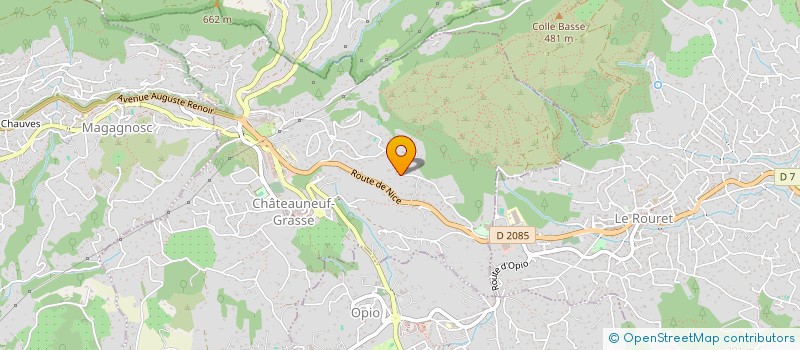 localisation de l'entreprise TERRE SUD  CHATEAUNEUF-GRASSE