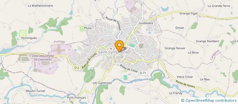 localisation de l'entreprise TERRE TIAN à SAINT-SYMPHORIEN-SUR-COISE