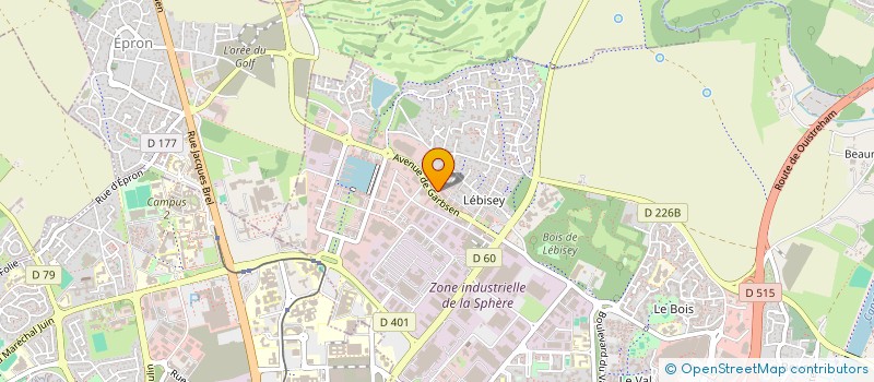 localisation de l'entreprise TERRE & VIA  HEROUVILLE-SAINT-CLAIR