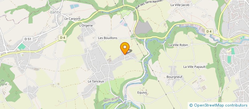 localisation de l'entreprise TERRE VIVE  LANTIC