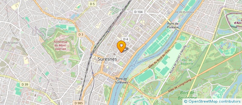 localisation de l'entreprise TERREAL à SURESNES