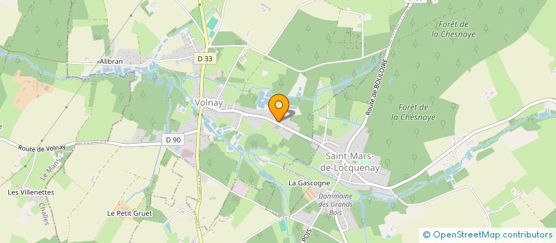localisation de l'entreprise TERREALES à VOLNAY