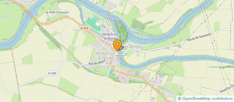 localisation de l'entreprise TERREAU à VERDUN-SUR-LE-DOUBS
