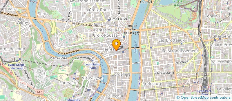 localisation de l'entreprise TERREAUX POINT COM à LYON