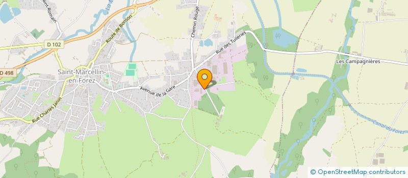 localisation de l'entreprise TERRECEINE  SAINT-MARCELLIN-EN-FOREZ