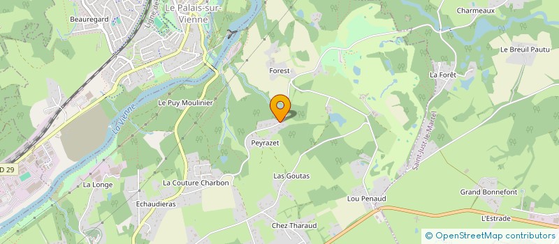 localisation de l'entreprise TERRECREATION à PANAZOL
