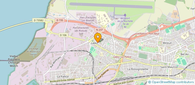 localisation de l'entreprise TERRELEC  LA ROCHELLE