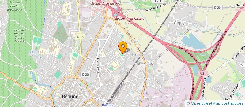 localisation de l'entreprise TERRELIS à BEAUNE