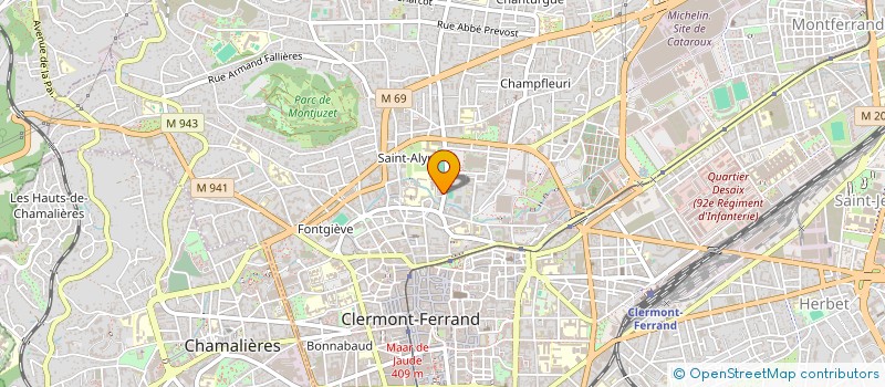 localisation de l'entreprise TERRELLAR INNOVATIVE SURGERY  CLERMONT-FERRAND