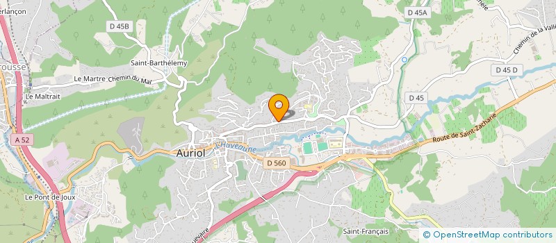 localisation de l'entreprise TERRENCHANTEE  AURIOL