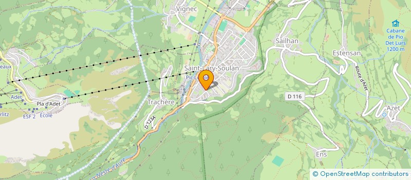 localisation de l'entreprise TERRENERE  SAINT-LARY-SOULAN