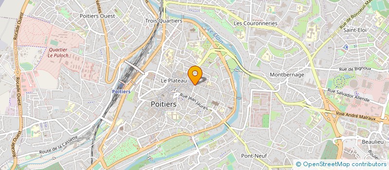 localisation de l'entreprise TERRENET à POITIERS