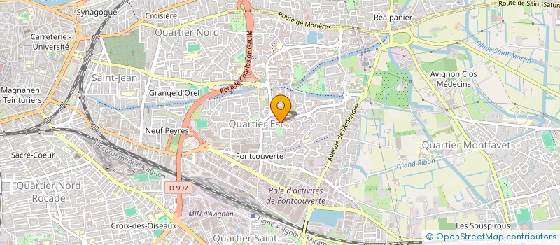 localisation de l'entreprise TERRENGA  AVIGNON