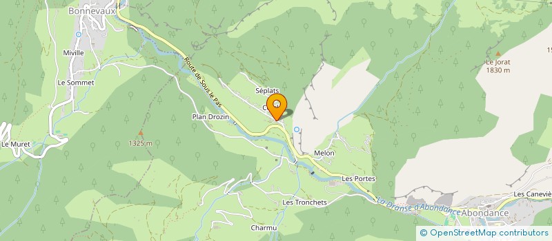 localisation de l'entreprise TERREO  ABONDANCE