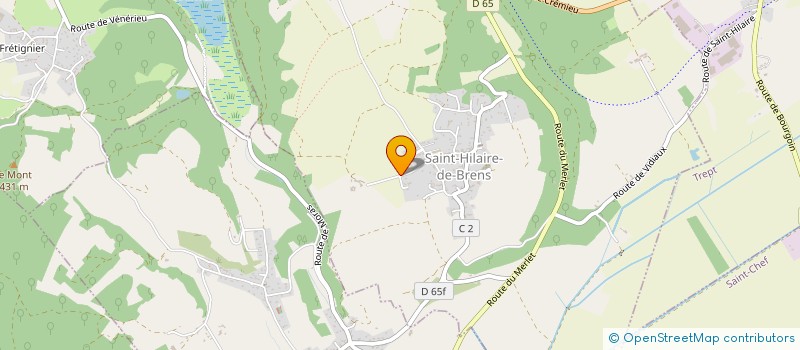 localisation de l'entreprise TERRES A VIVRE  SAINT-HILAIRE-DE-BRENS